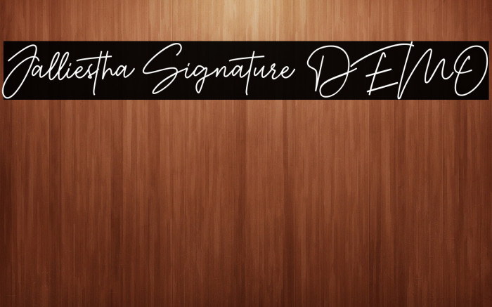 Jalliestha Signature DEMO Example 2