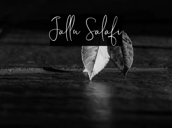 Jallu Salafi Font examples