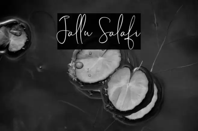 Jallu Salafi Font examples