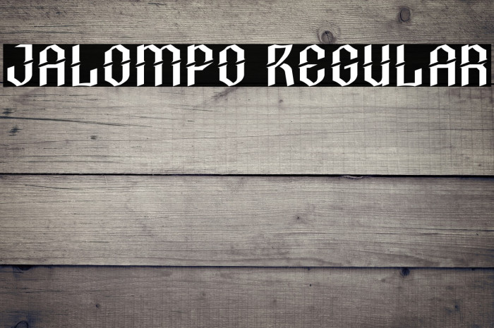 Jalompo Regular Example 2