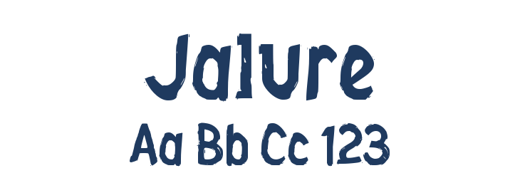 Jalure Font Preview