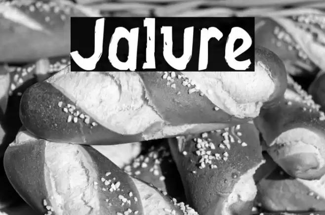 Jalure Font examples