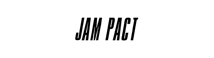 Jam Pact  font caratteri gratis