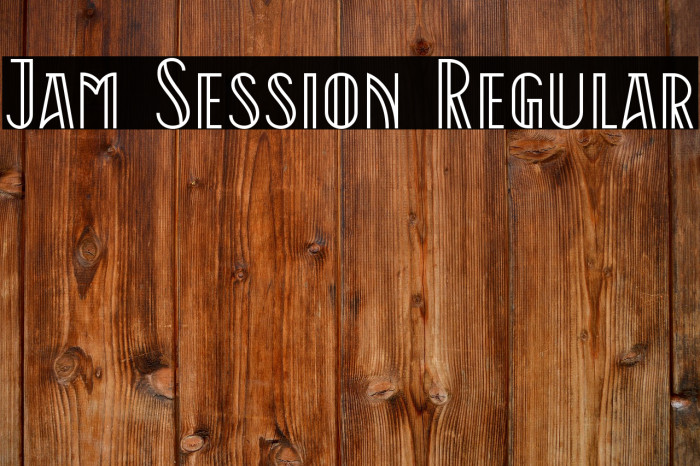 Jam Session Regular Example 1