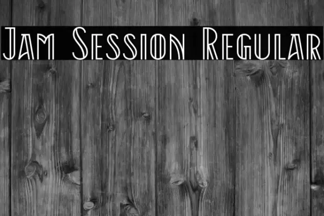 Jam Session Regular Font examples