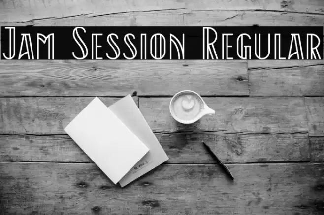 Jam Session Regular Font examples