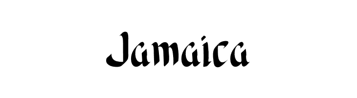 Jamaica  Frei Schriftart Herunterladen