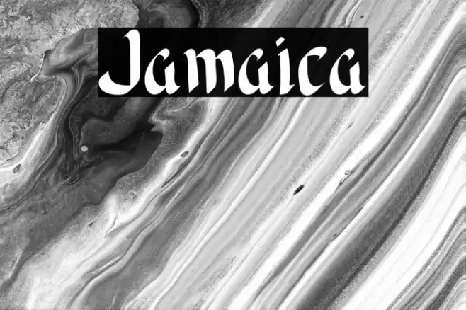 Jamaica Font examples