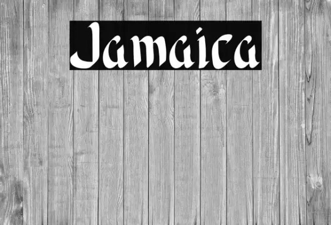 Jamaica Font examples