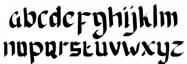 Jamaica Schriftart Kleinbuchstaben