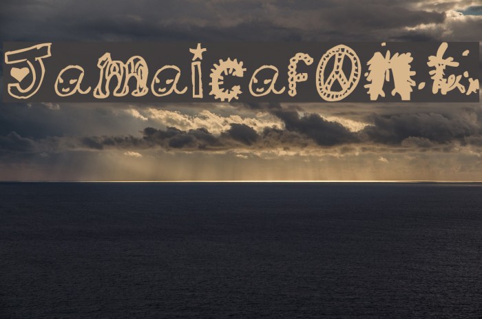 Jamaicafont Font examples