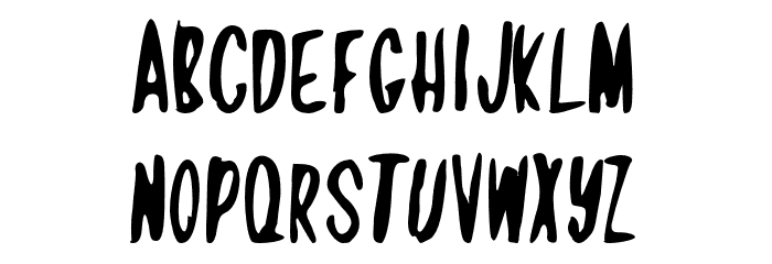 Jamaican Crow Font LOWERCASE