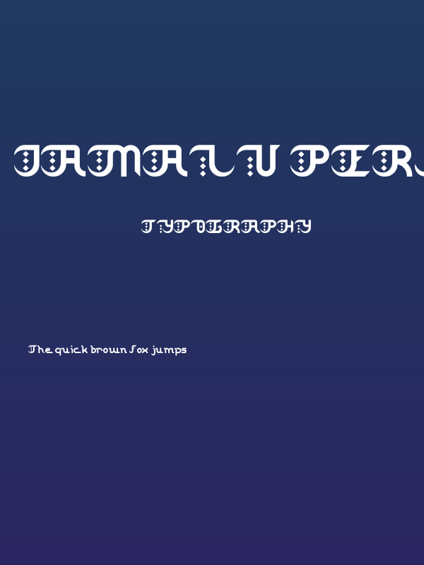 Jamalu PERSONAL USE ONLY! Poster