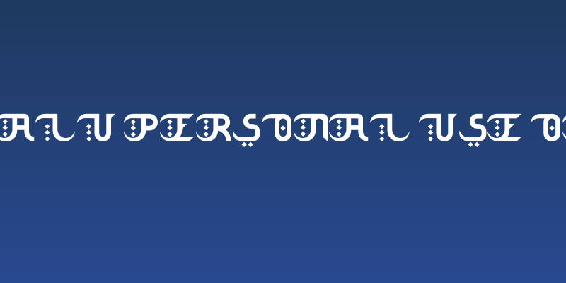 Jamalu PERSONAL USE ONLY! Social Header