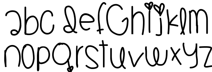 JambaJuicy Font LOWERCASE