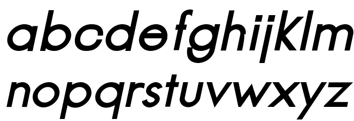 Jambetica-BoldItalic Font LOWERCASE