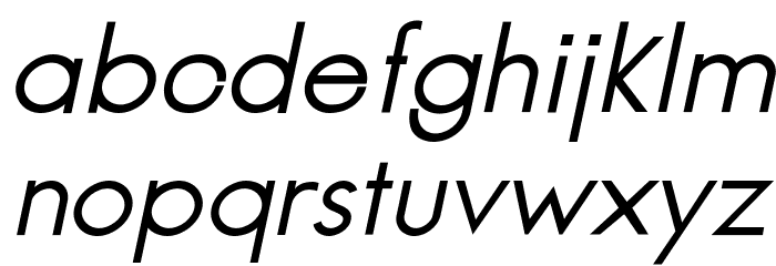 Jambetica-Italic Font LOWERCASE