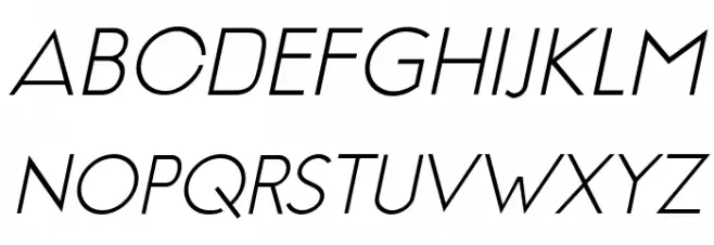 Jambetica-LightItalic Polices MAJUSCULES