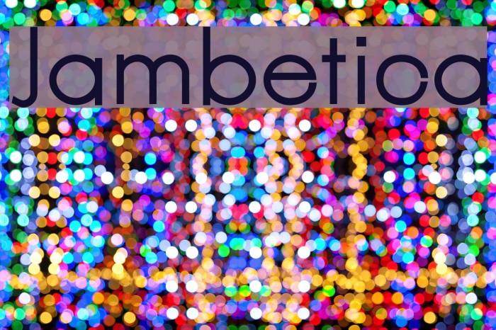 Jambetica Example 2