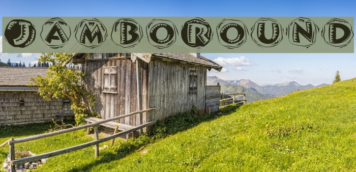 JamboRound Font examples
