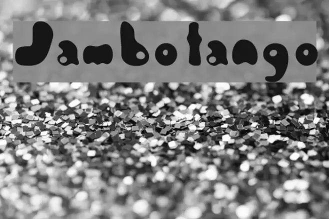 Jambotango Font examples