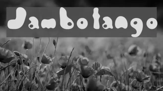Jambotango Font examples