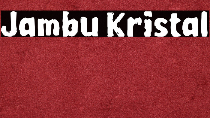 Jambu Kristal Example 1