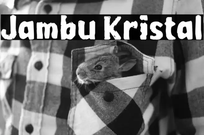 Jambu Kristal 字体 examples
