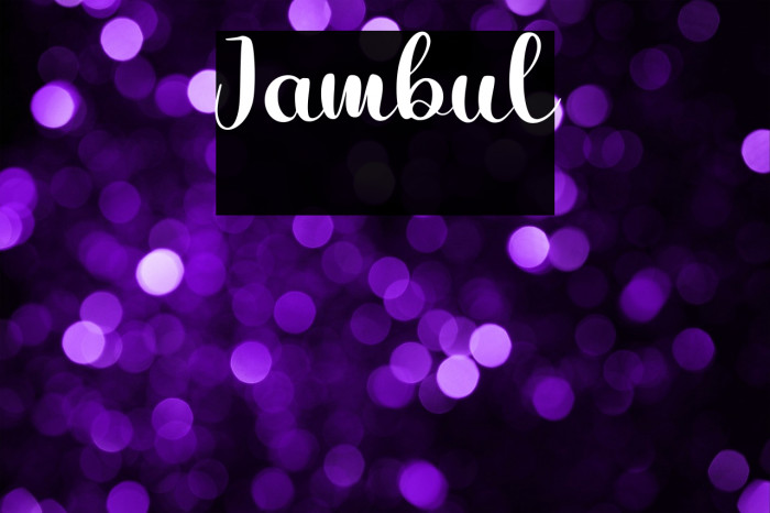 Jambul Example 3