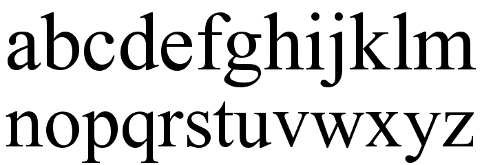 Jameel Khushkhati Font LOWERCASE