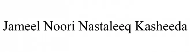 Jameel Noori Nastaleeq Kasheeda  font caratteri gratis