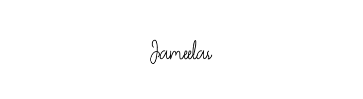 Jameelas  Frei Schriftart Herunterladen