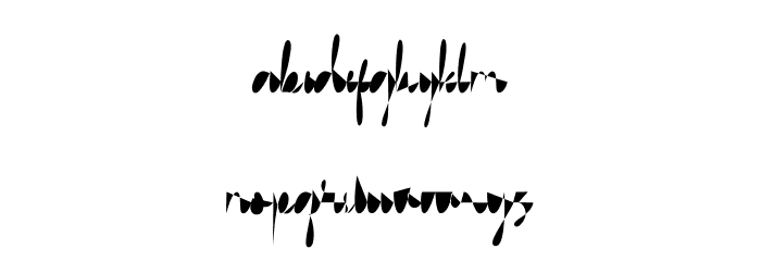 Jameelas1 Font LOWERCASE
