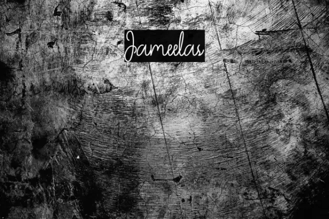 Jameelas Font examples