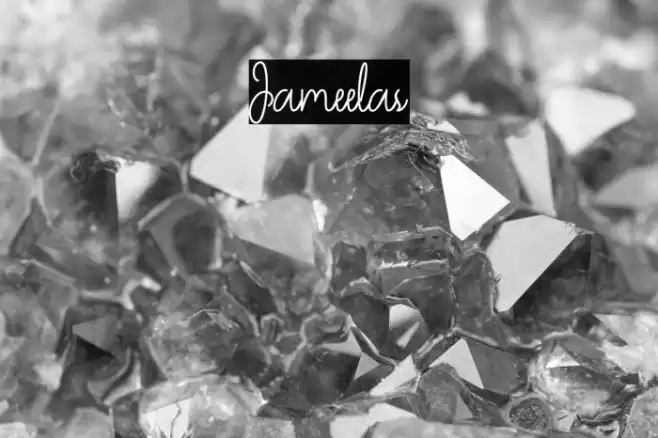 Jameelas Font examples