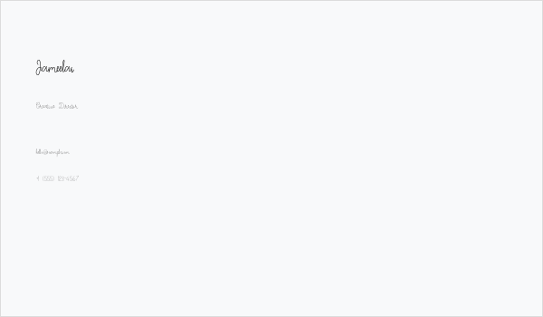 Jameelas Business Card