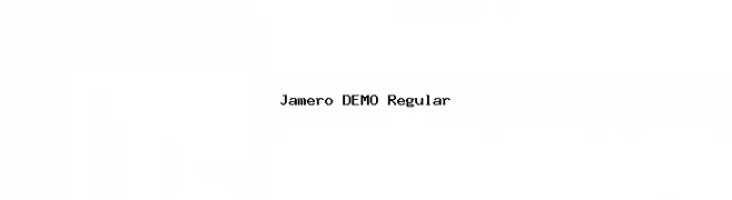 Jamero DEMO Regular  Fuentes Gratis Descargar