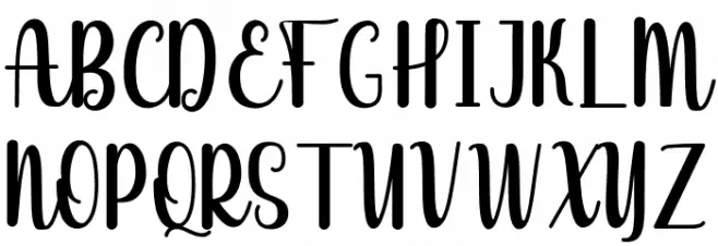 James Ariyale Schriftart Groß