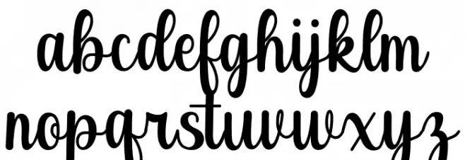 James Ariyale خط أحرف صغيرة