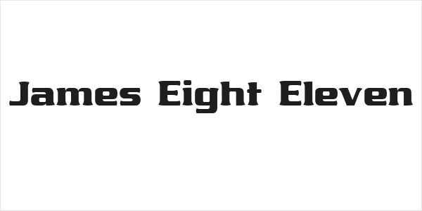 James Eight Eleven Logo