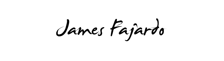James Fajardo Font