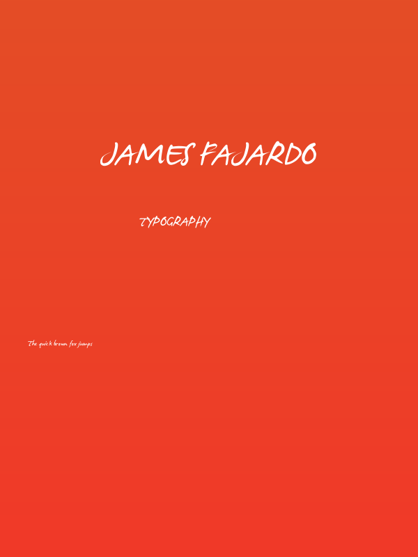 James Fajardo Poster