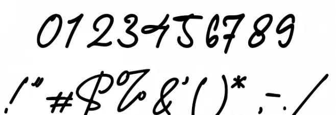 James Hayley Font OTHER CHARS