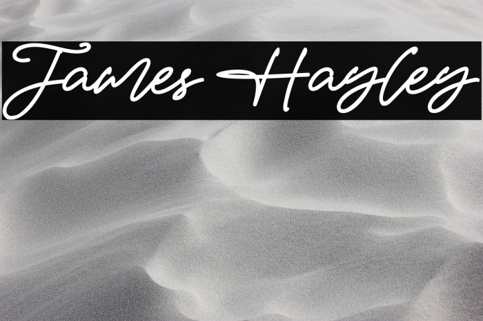 James Hayley Example 2