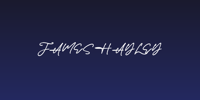 James Hayley Social Header