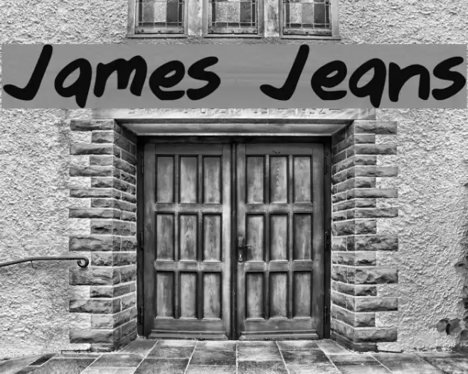 James Jeans Font examples