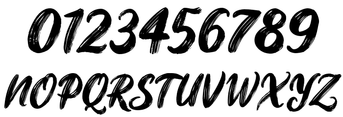 James Stroker Font OTHER CHARS