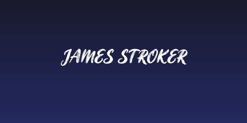 James Stroker Social Header