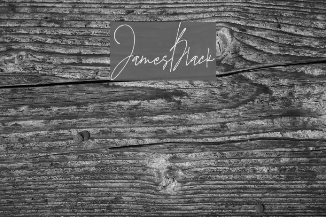 JamesBlack Font examples