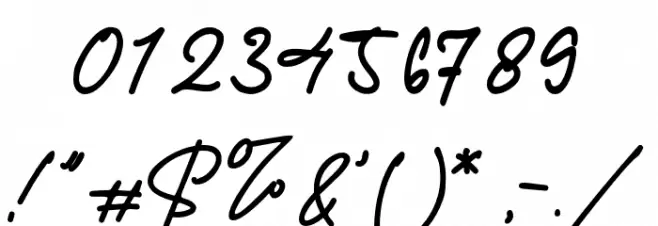 JamesHayley Font OTHER CHARS